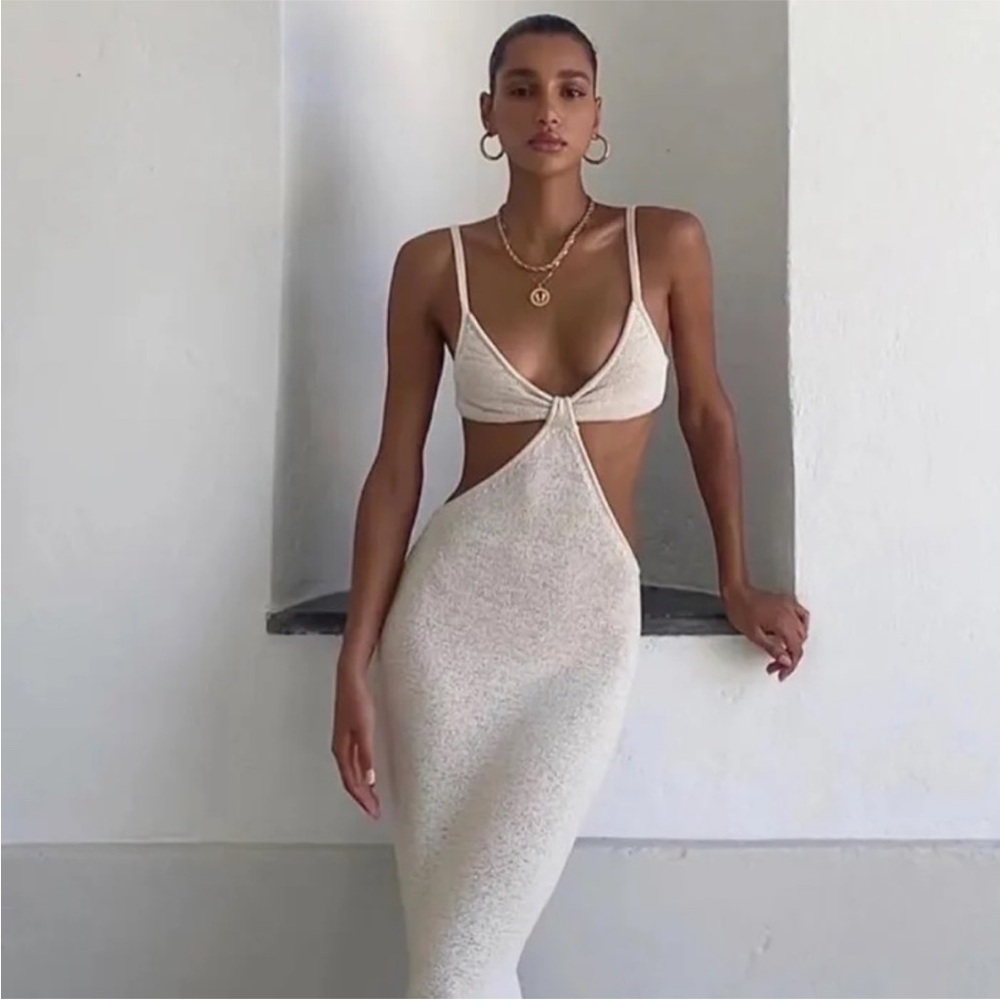 CULT GAIA SERITA DRESS IN IVORY